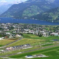 Zell am See vanuit de lucht